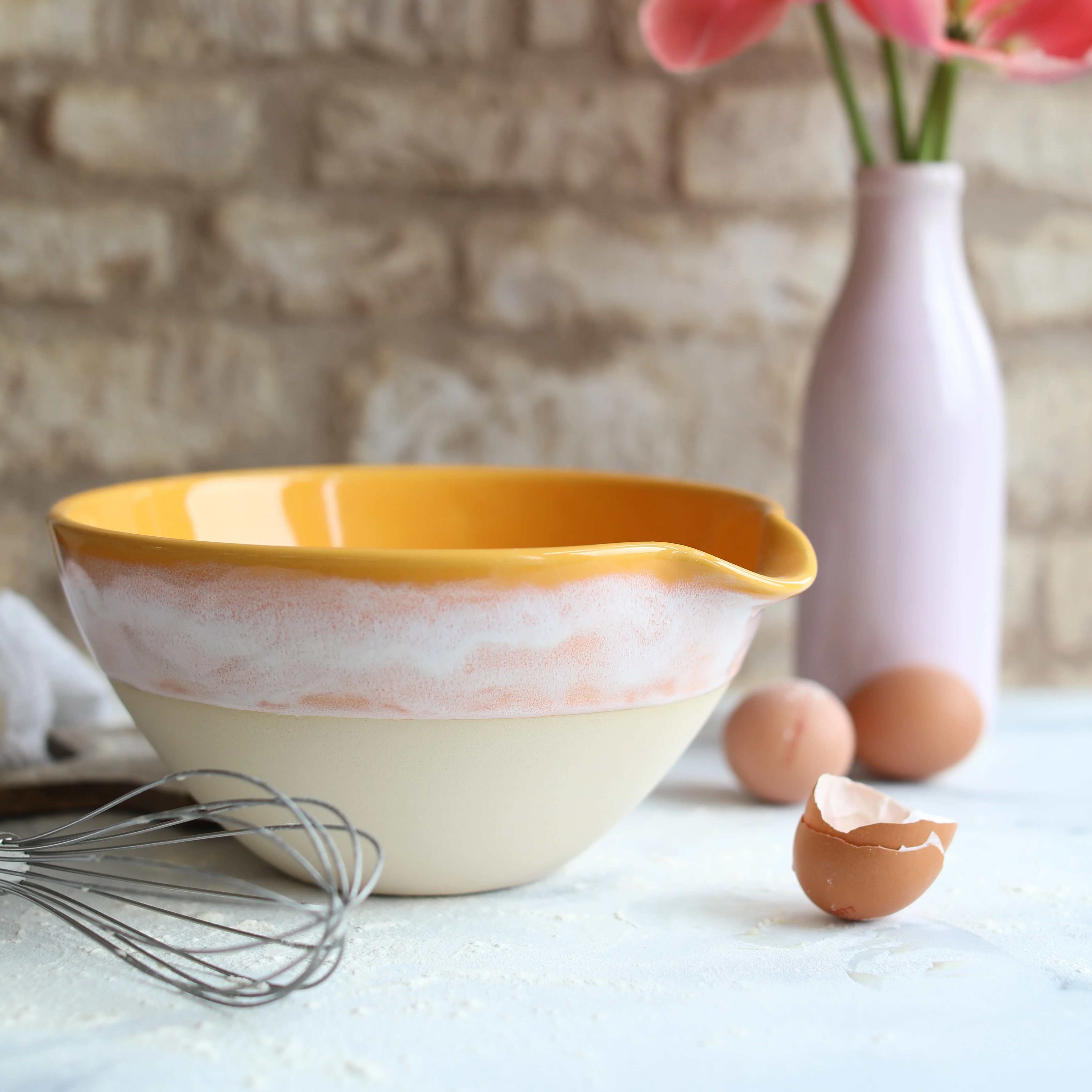 Mustard Yellow Pouring Bowls - Image 2